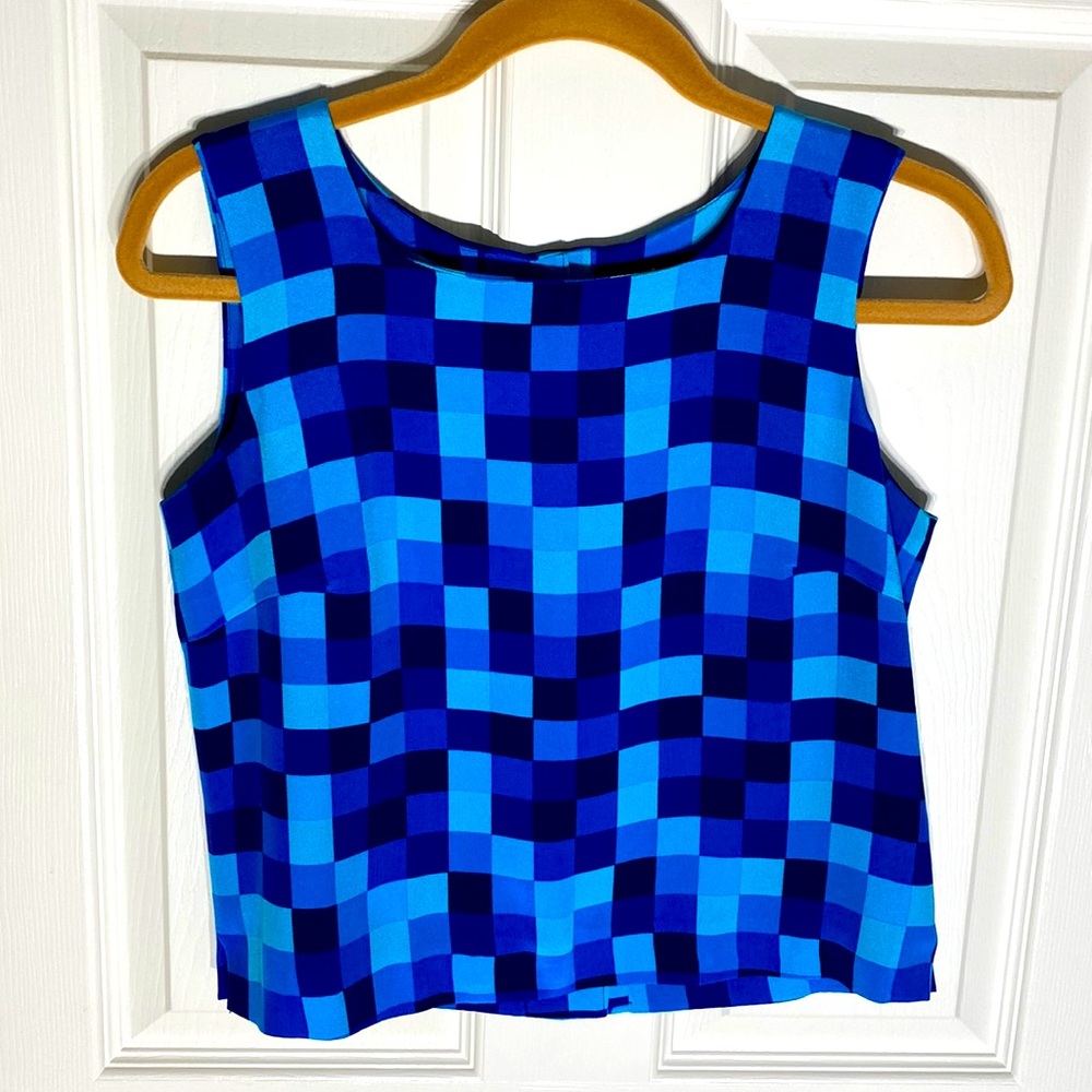 Via Seta Collection silk sleeveless top